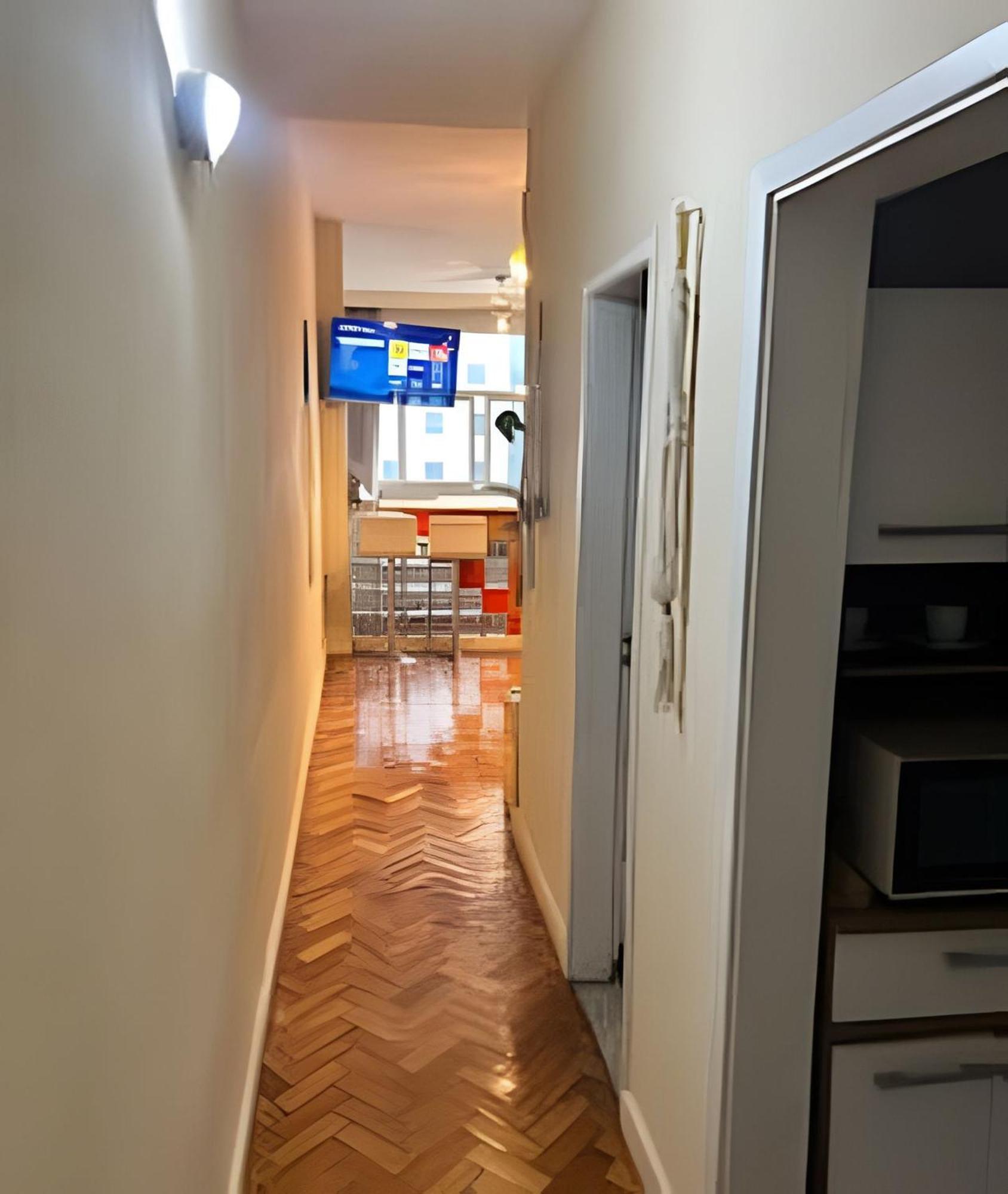 Apartamento Em Copacabana Com Vista Lateral Do Mar Рио-де-Жанейро Экстерьер фото